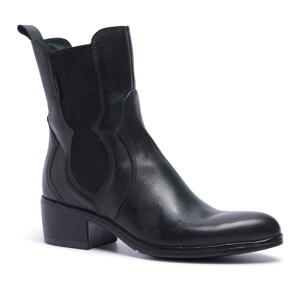 Carl Scarpa Caprice Green Leather Ankle Boots